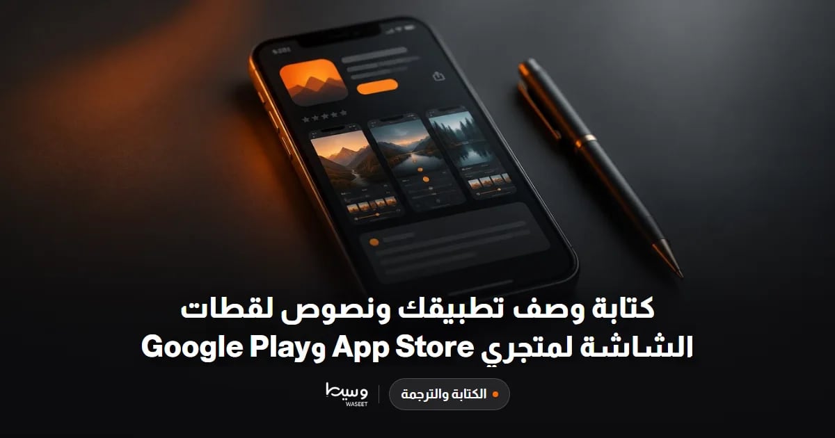 كتابة وصف تطبيقك ونصوص لقطات الشاشة لمتجري App Store وGoogle Play